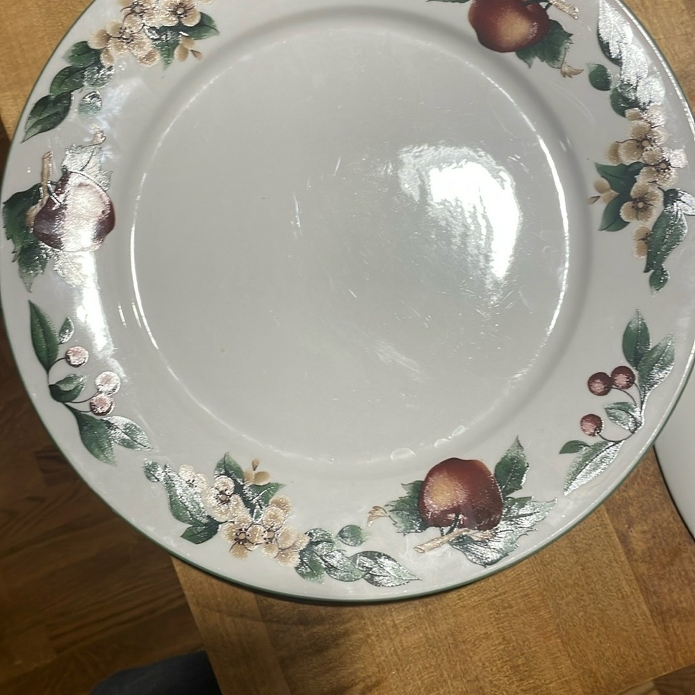 White Dinnerware Ceramic Plate